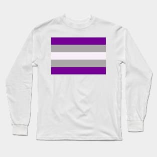 Greysexual Pride Flag Long Sleeve T-Shirt